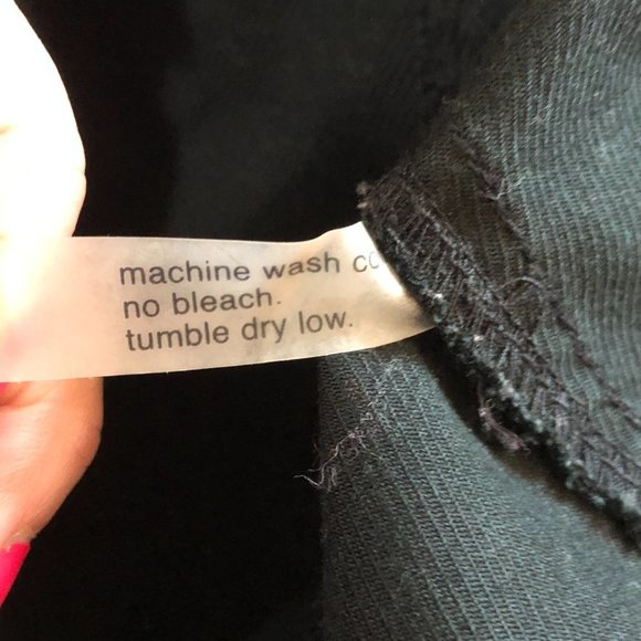 Vintage 22 DECEMBER Black Boho Double Breasted Jacket with Crochet Trim S - Picture 8 of 8